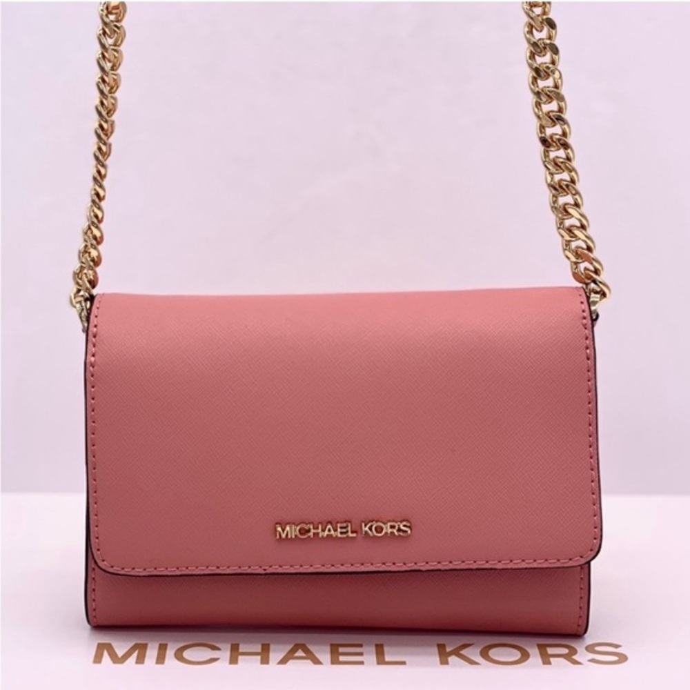 Michael Kors Pink Phone Crossbody Bag